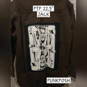 UPCYCLED HORROR FALL THE SHINING GRAPHIC ON FLANNEL